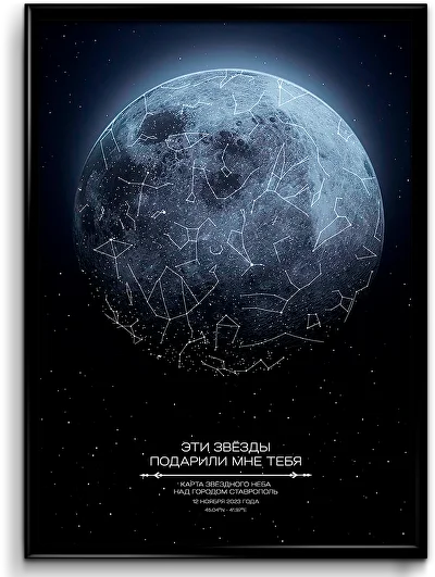 Карта звёздного неба
