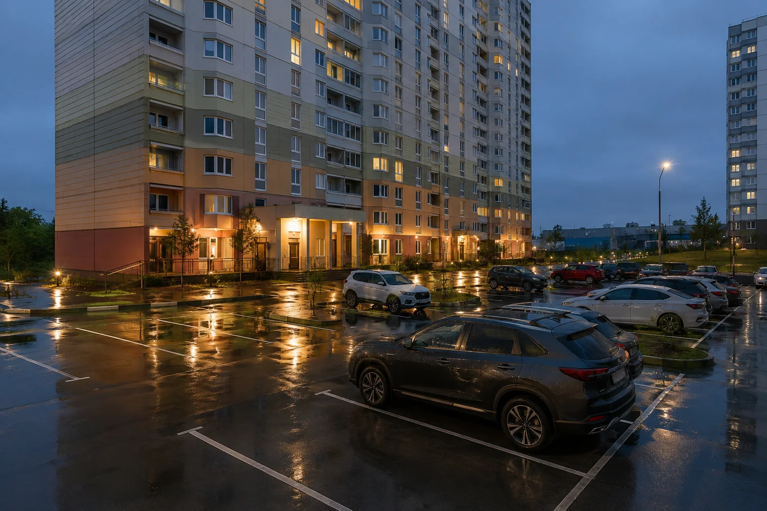 Парковка ЖК Парус