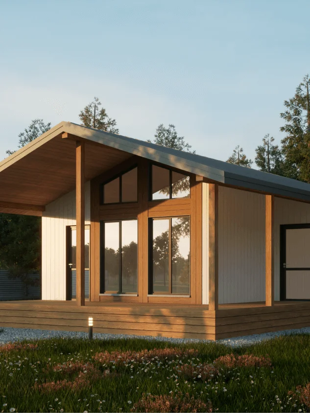 Современный каркасный дом