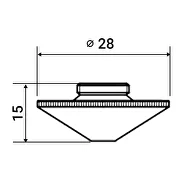 Сопла ⌀28 h15 M11