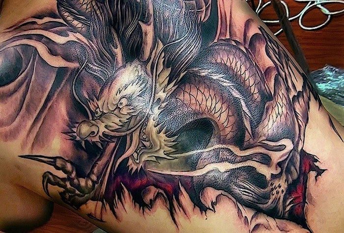 Тату Дракон - фото, эскизы татуировки Дракон, значение | Сделать тату Дракон в СПб - Art of Pain