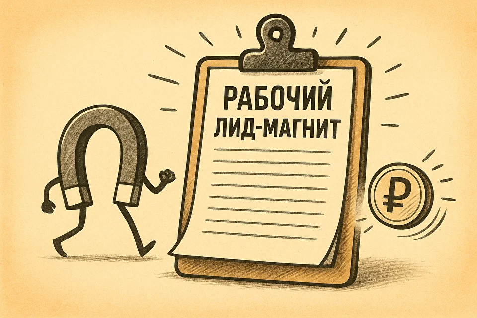 Работающий лид-магнит — иллюстрация