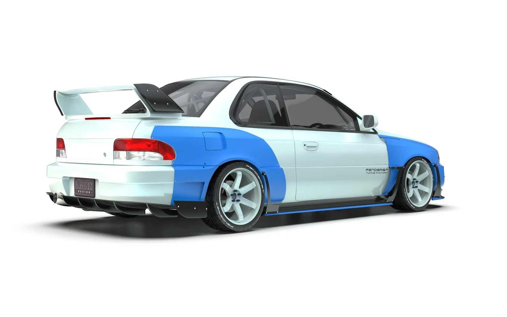 Full FENDERIST SPEC S Set / WIDE BODY KIT SUBARU IMPREZA