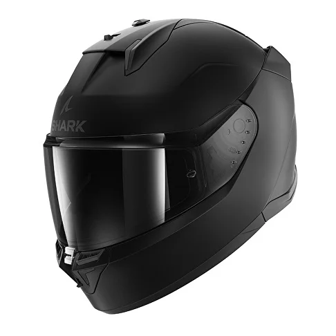 Мотошлем-интеграл SHARK D-SKWAL 3 Blank Mat Black — примерка на Лиговском, 50Ф
