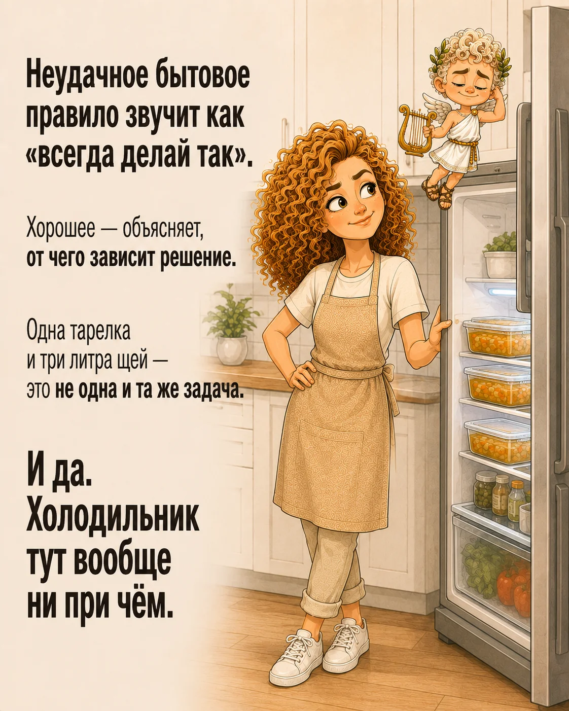 Горячее в холодильник — слайд 6
