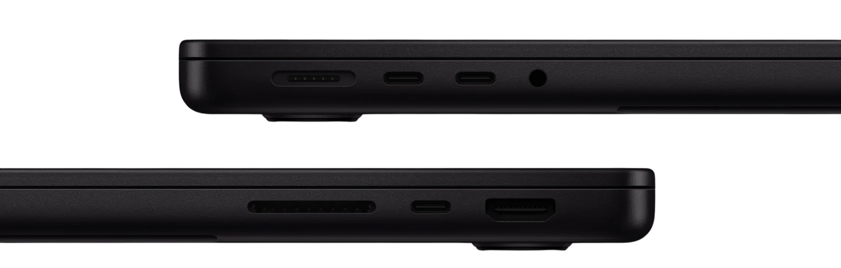 Порты MacBook Pro M5: Thunderbolt, HDMI 2.1, SDXC, MagSafe 3, аудиоразъём