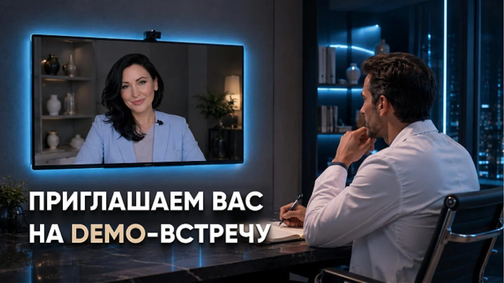 Демо-встреча по внедрению ИИ-администратора для медицинской клиники: разбор обращений пациентов, автоматизация переписок и запись на консультацию