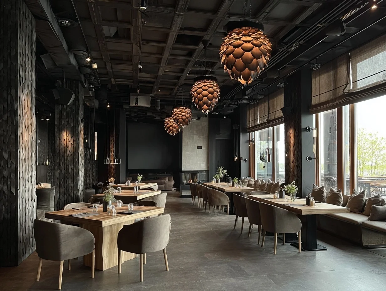 Ресторан при гостинице детали