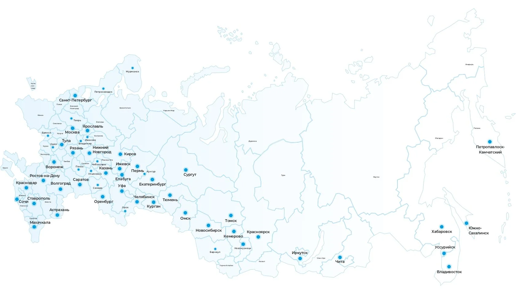 География поставок Makala