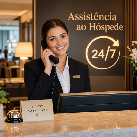 Assistência ao hóspede 24/7