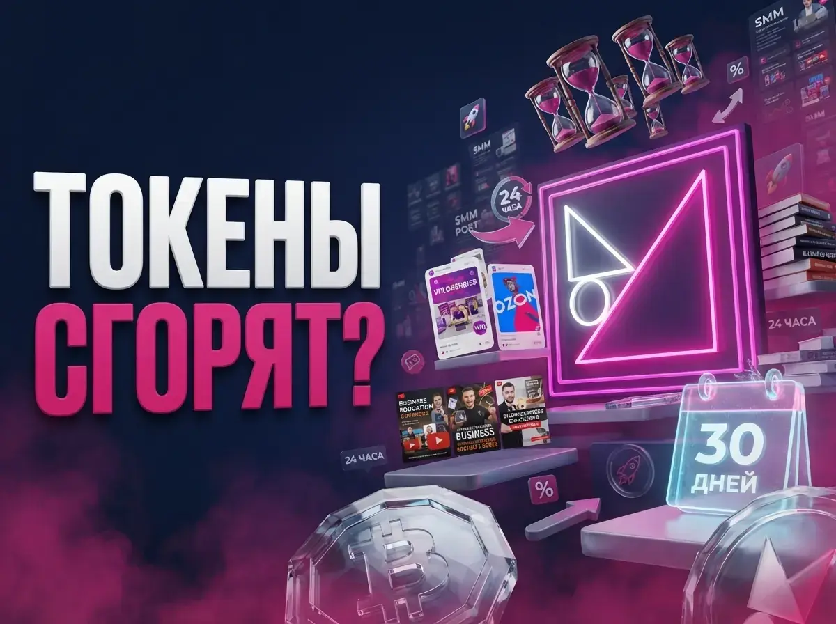 Пост для соцсетей, оформленный в Метранпаже — акцентная композиция и крупный заголовок
