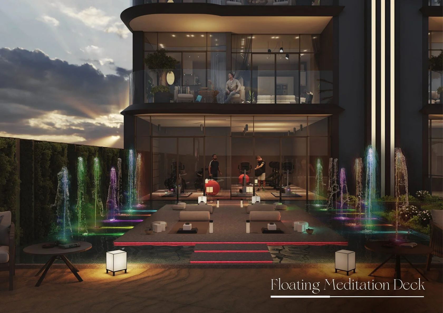 Floating Meditation Deck Floareá Skies