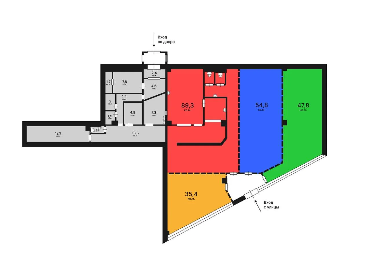 Интерьер микро-ТЦ 4