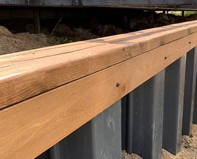 Шапочный брус из дерева (хвойные породы)