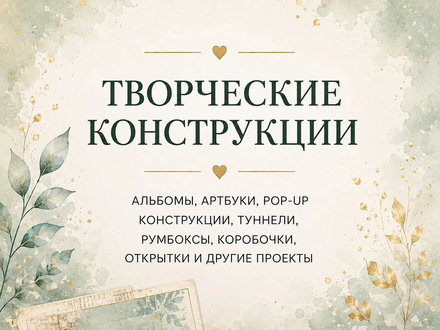 Творческие конструкции