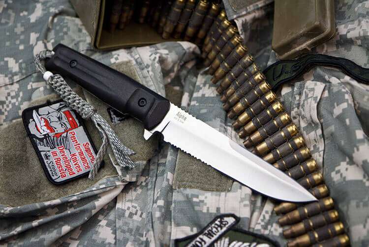 Kizlyar Supreme ALPHA tactical fixed-blade knife