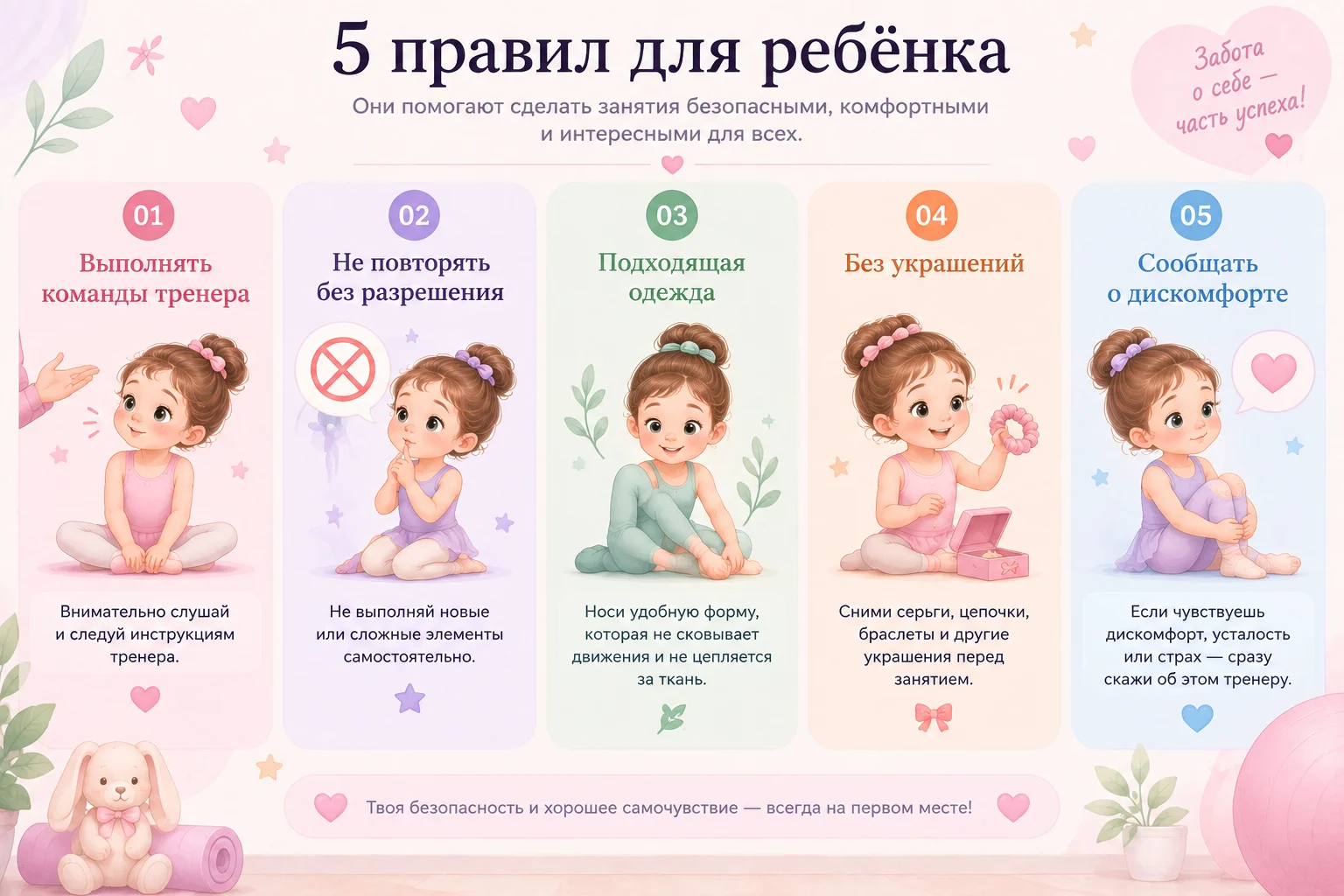 что надеть ребёнку на гимнастику на гамаках