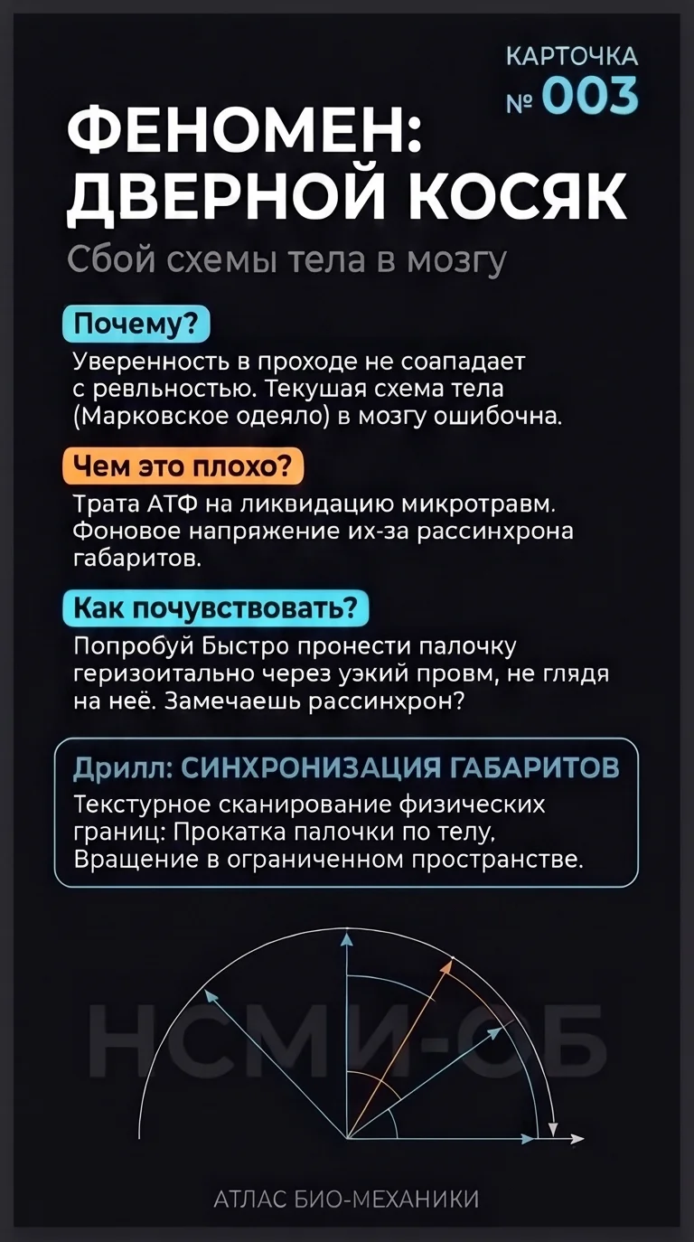 Карточка 003: дверной косяк