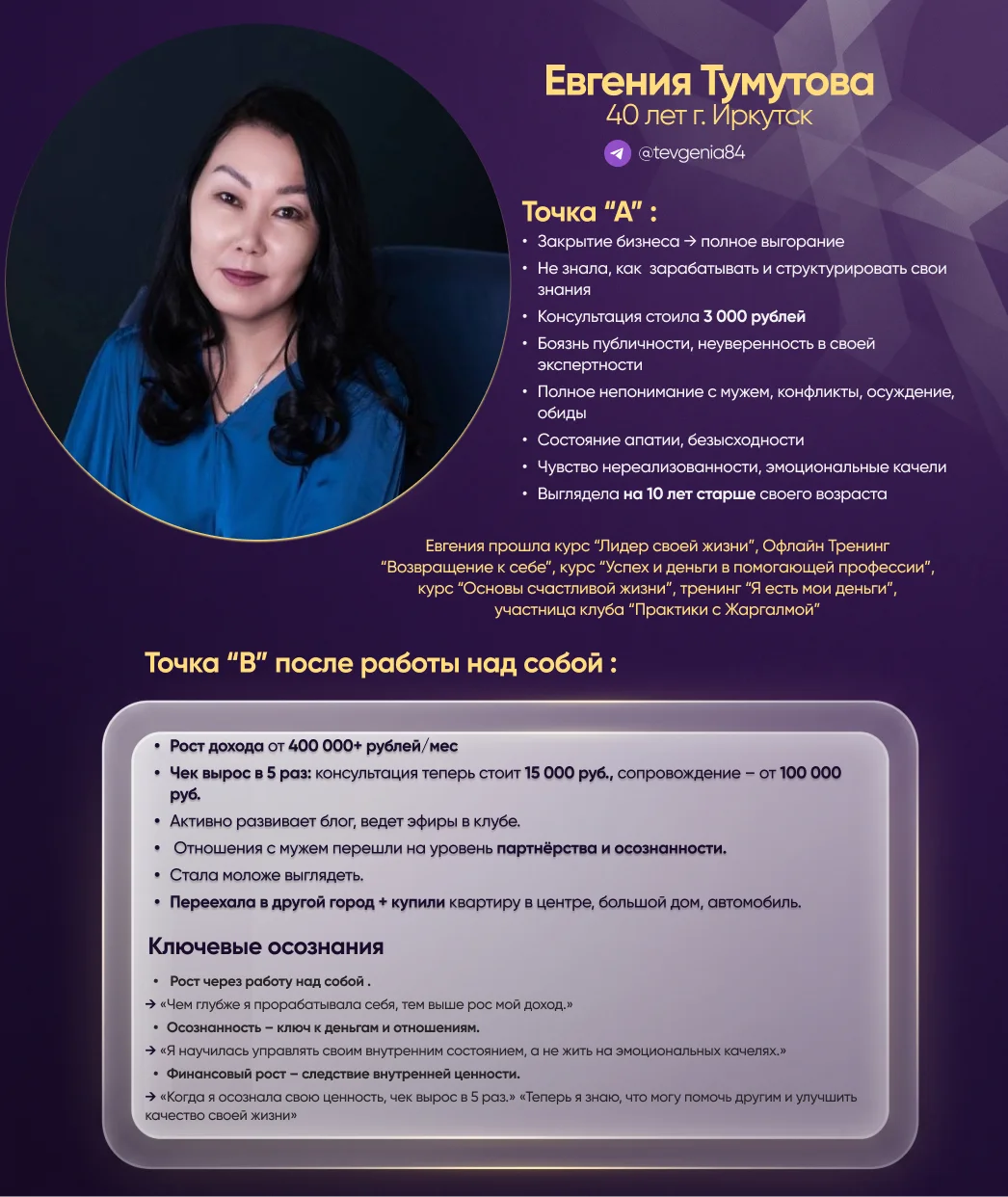 Евгения Тумутова