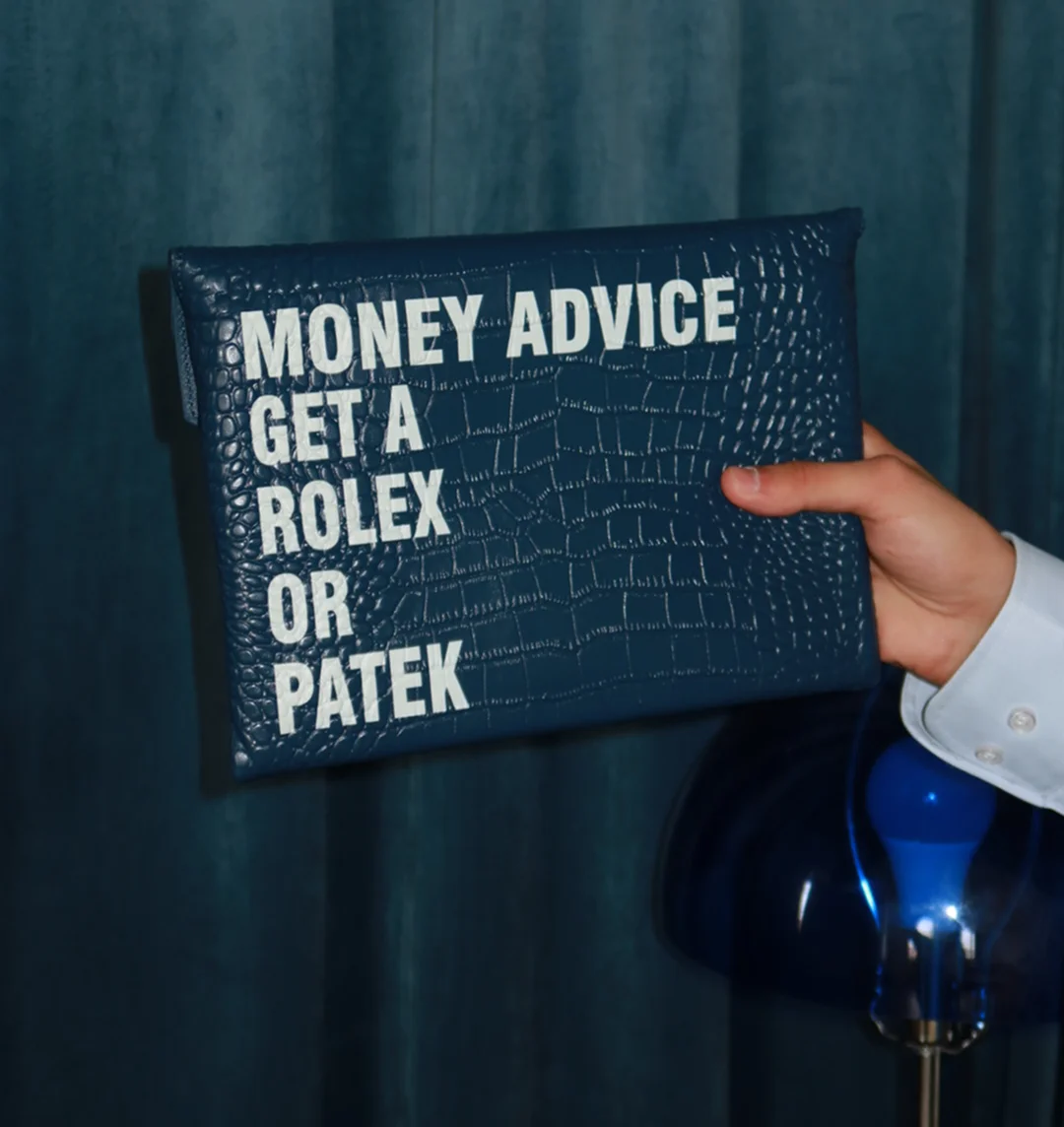 Клатч BOSSMODE — Money advice: get a Rolex or Patek