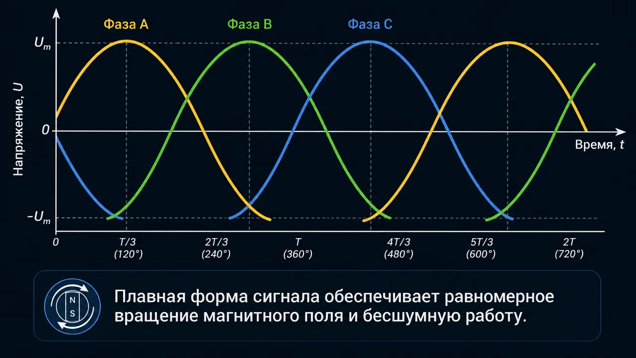 Плавная форма сигнала