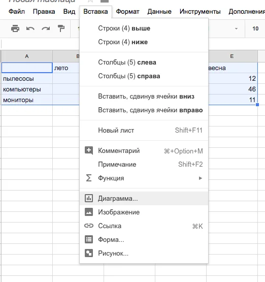 Как строить динамические графики в Excel по именованным диапазонам