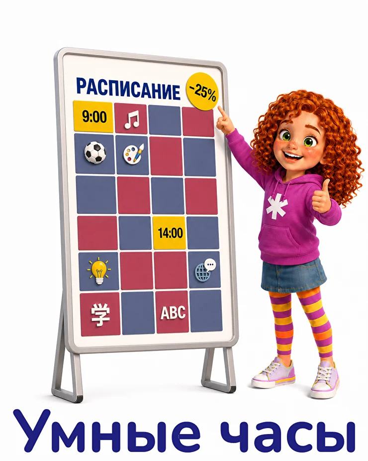 Умные часы SmartyKids Томск — занятия в 9:00 и 14:00 со скидкой 25%