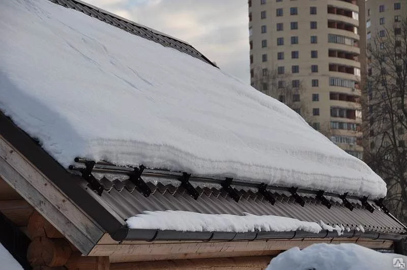 Снегозадержатели на крышу - цена, купить снегозадержатель кровельный в Москве - КРМ-Кровля