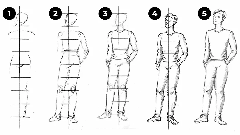 How to Draw a Body - Easy Drawing Art