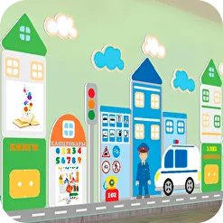 Декоративные композиции панно для оформления стен в детском саду