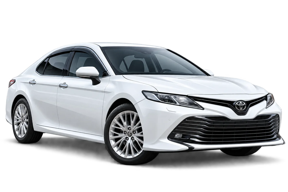 Белый Toyota Camry