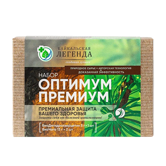 Набор Дигидрокверцетин и Чага Оптимум Премиум — купить Москва и