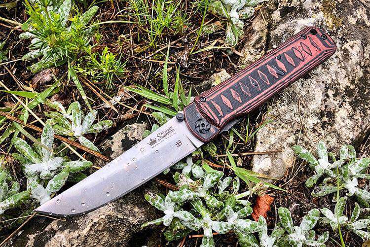 Kizlyar Supreme WHISPER folding EDC knife