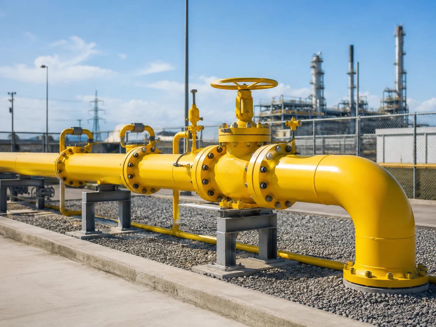 Строительство газопровода