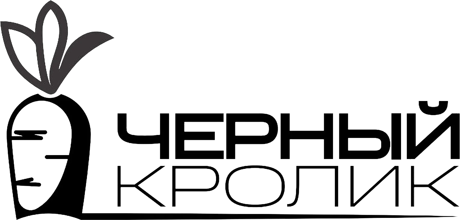 Логотип Чёрный кролик