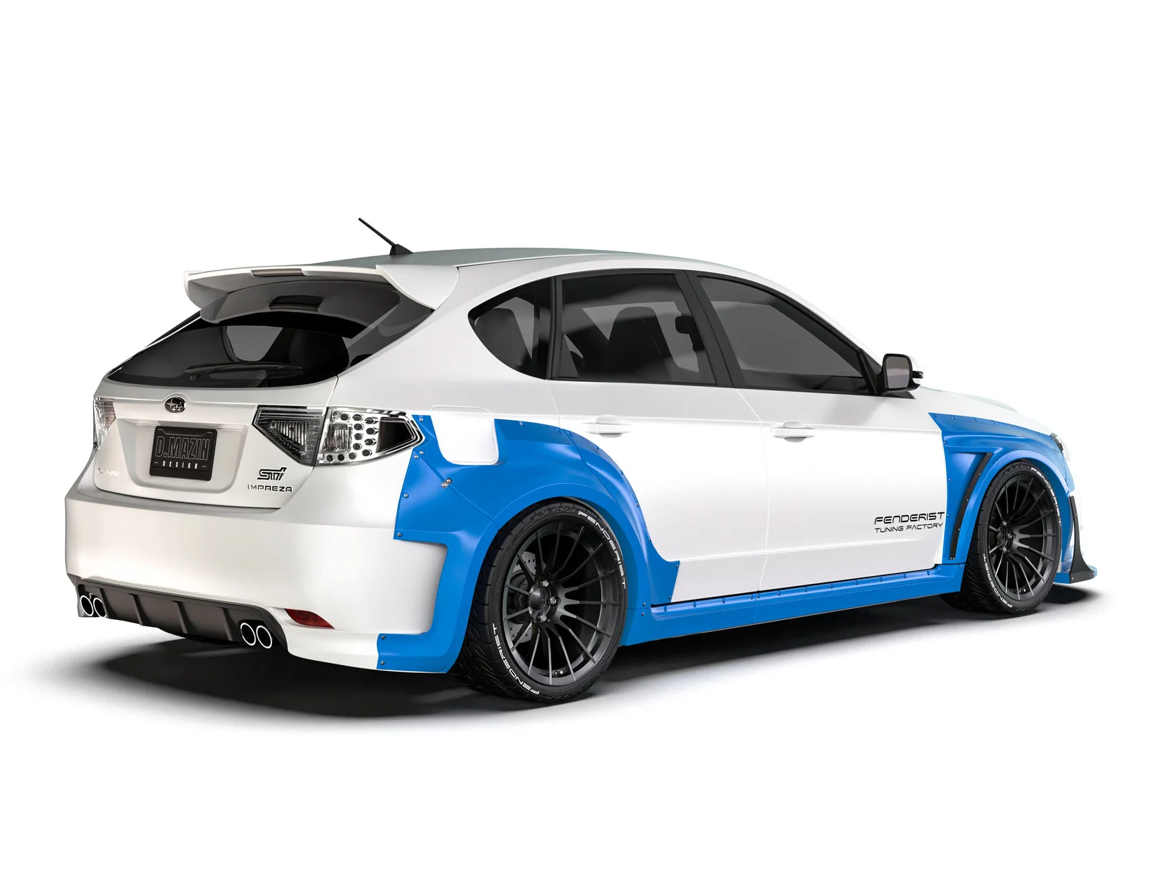 Full FENDERIST SPEC S Set / WIDE BODY KIT SUBARU IMPREZA GT