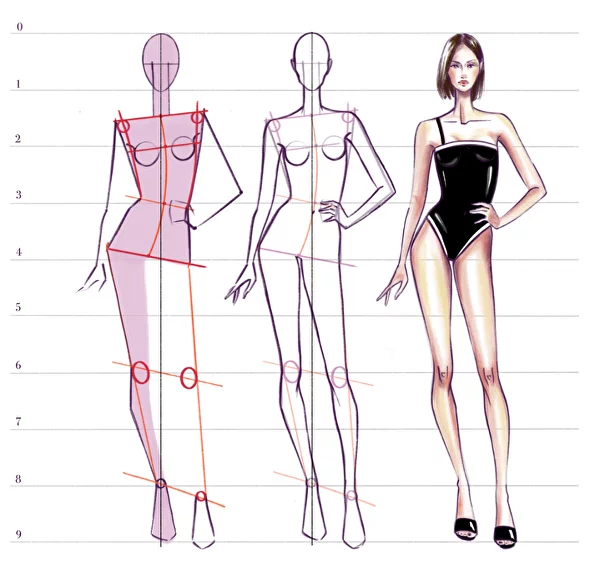 TUTORIAL - Fashion Figure Step by Step 