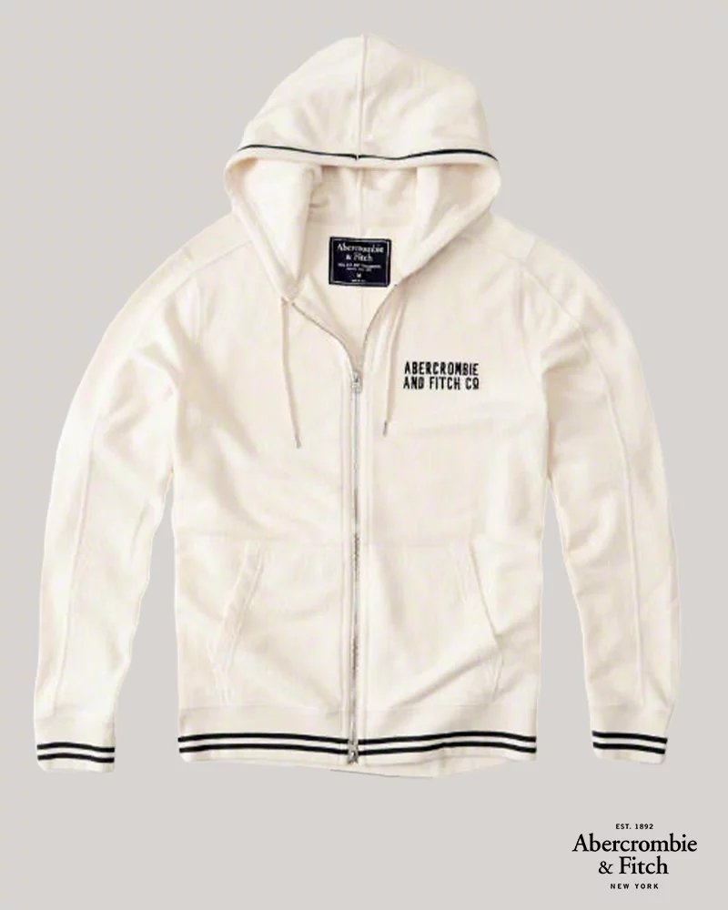 Abercrombie zipper outlet hoodie