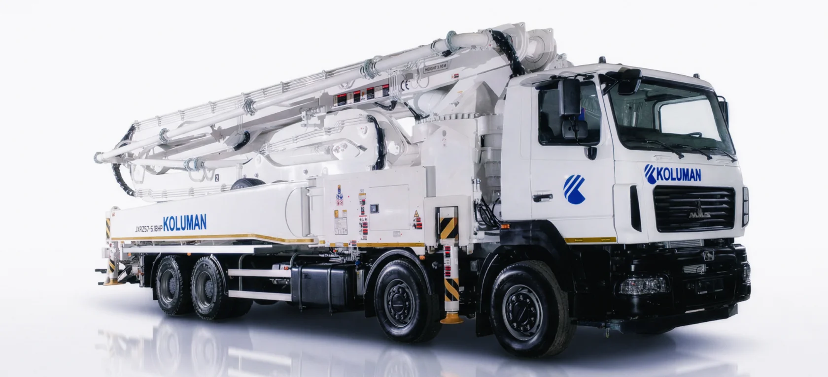 Автобетононасос KOLUMAN JUNJIN JXRZ 57-5.18HP — общий вид