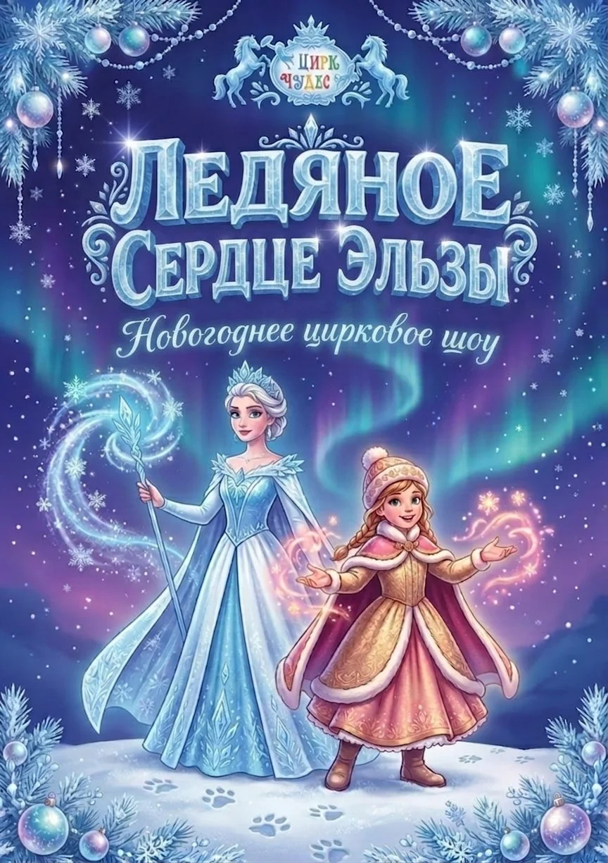 Постер шоу «Ледяное сердце Эльзы»