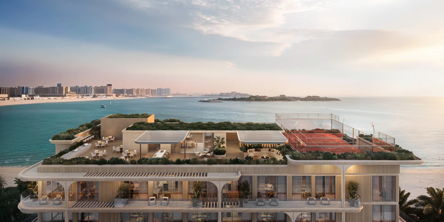 Архитектура SOMA Residences и rooftop lounge