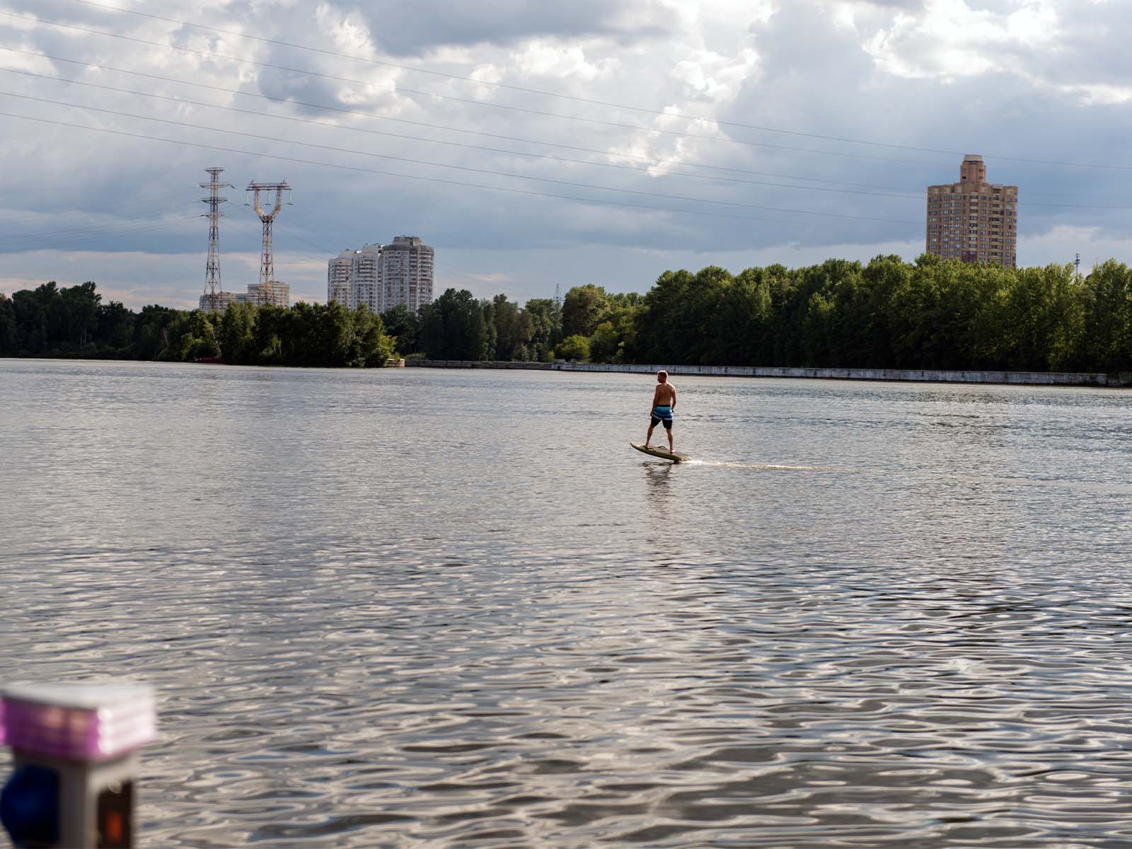 Электрофойл на воде