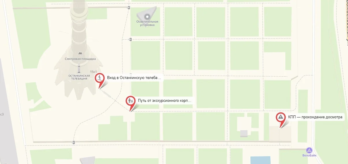 Как найти кассу Останкинской башни — схема расположения касс