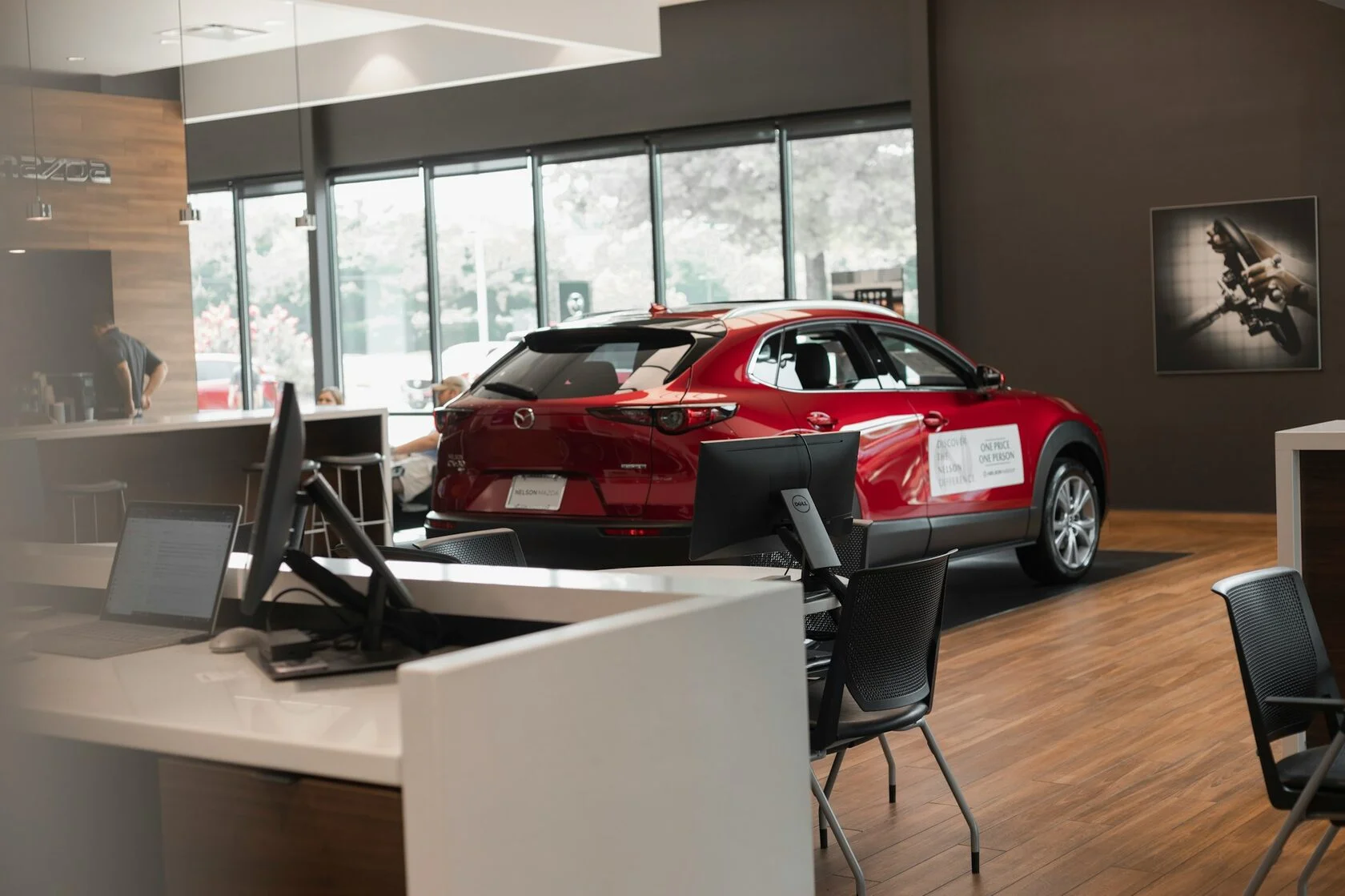 Красный Mazda CX-5