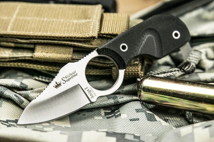 Kizlyar Supreme AMIGO X compact fixed-blade knife