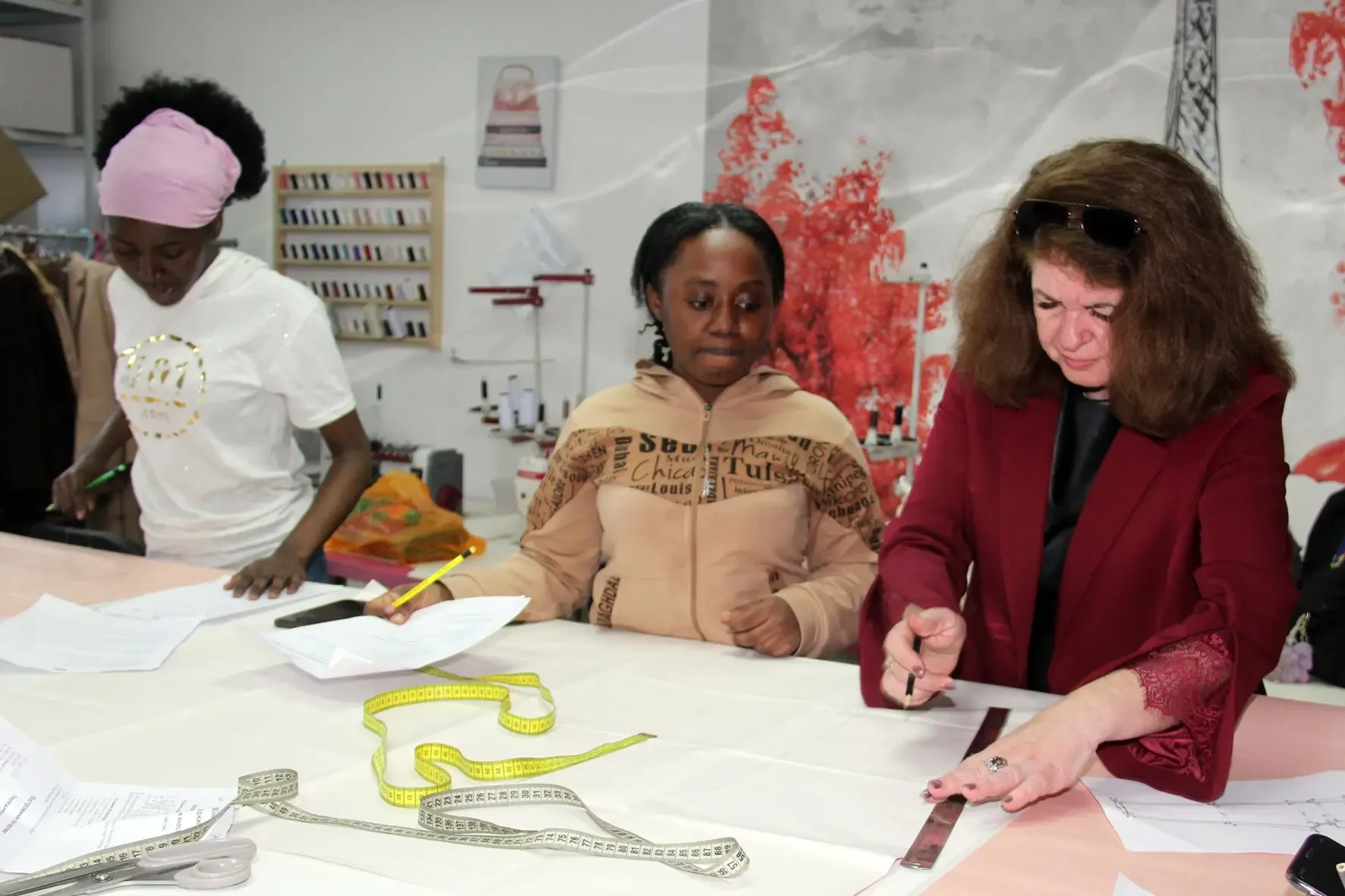 Практическая работа участников проекта в мастерской