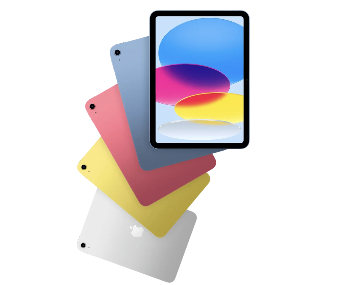 iPad 11 (2025) в четырёх цветах: синий, розовый, жёлтый, серебристый — купить в Сургуте
