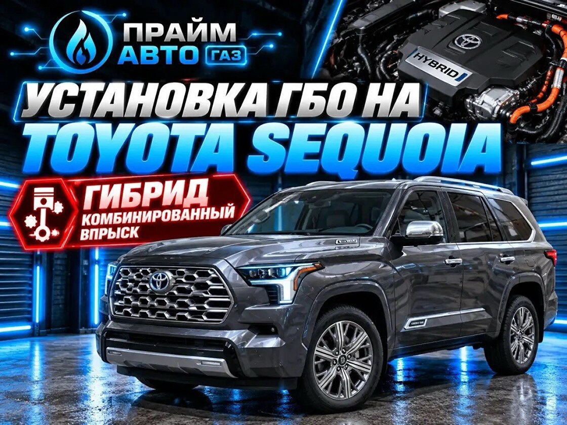 Установка ГБО на Toyota Sequoia