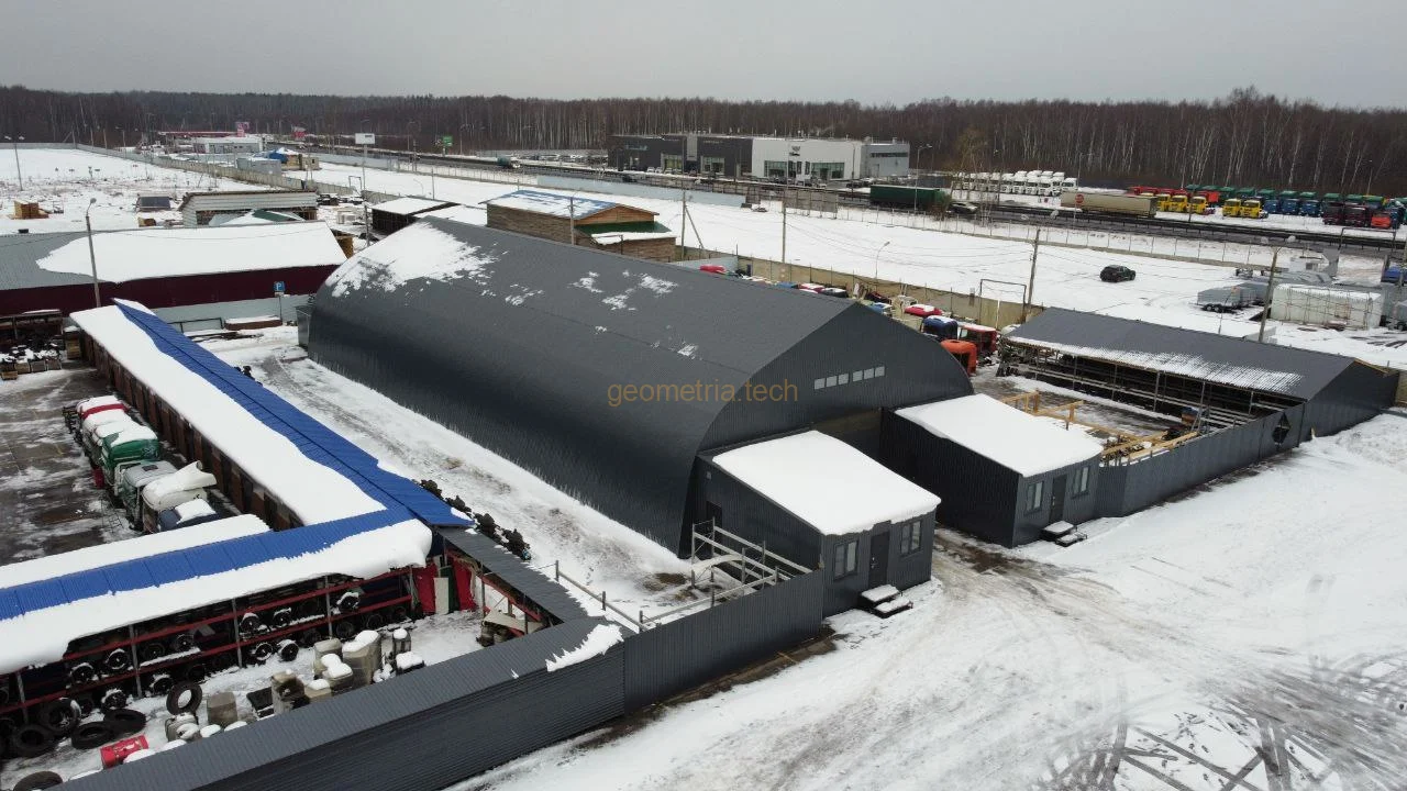 Каркасный ангар