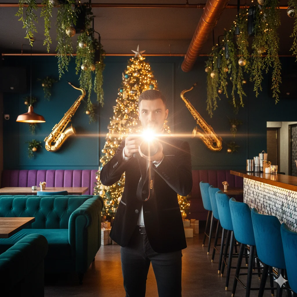 Фотограф на новогоднем корпоративе